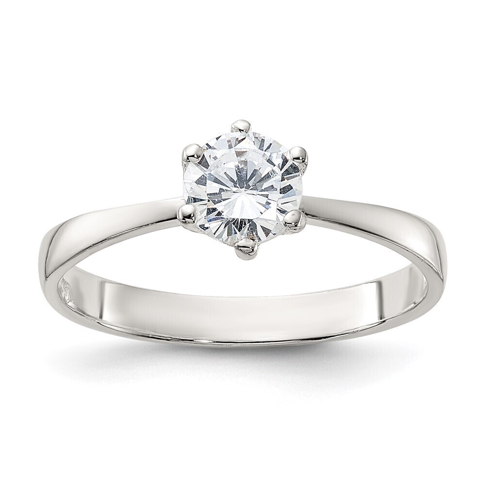 Kazi Luxury Sterling Silver CZ Ring